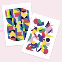Image 1 of Lot de 2 impressions quadri A3