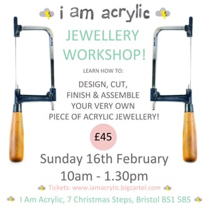 Image of Sunday 16th Feb I Am Acrylic Workshop