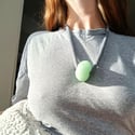 Big Sea Bead necklace made from Plymouth Gin Glass