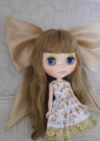 Image 2 of Golden Glow Bow for Blythe!