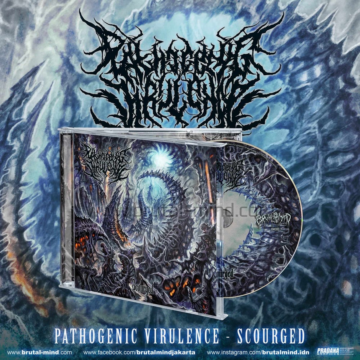 Image of Scourged – JEWEL CASE CD 