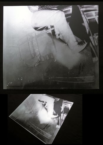 Image of Silkscreen print - PEELING OFF THE CARVE - Sergej Vutuc