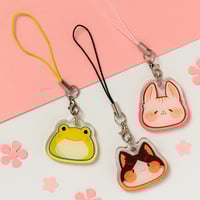 Image 3 of Phone Charms - Cat Bunny Frog