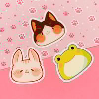 STICKERS - Cat Bunny Frog (S13)