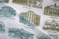 Image of Edinburgh's Public Libraries (screen printed tea towel)