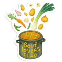 Image 1 of sticker soup lovers club
