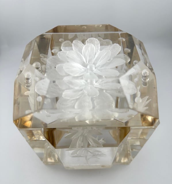 Image of The Classic Petite-Clear with Flowers (New)