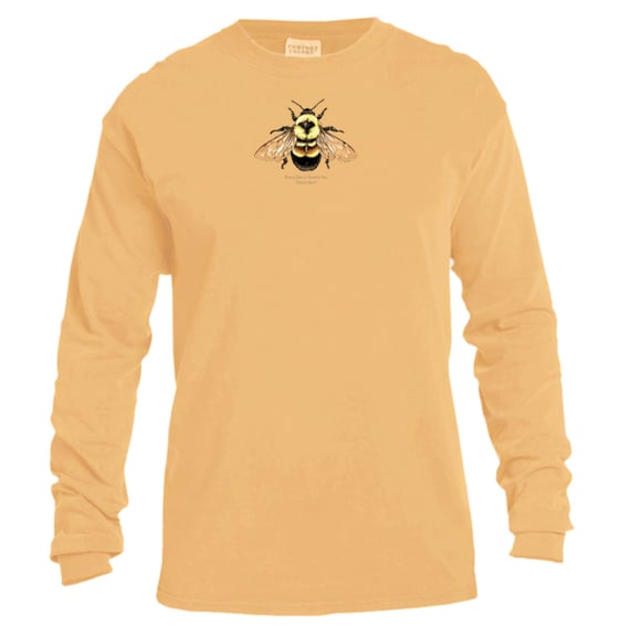 Image of Rusty Patch Bumblebee dyed long sleeve