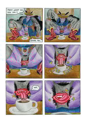 Coffee and Milk 1 Original Art