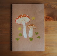 Image 1 of carnet A5 illustré - mushroom party