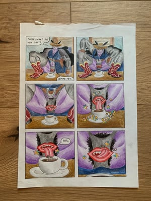 Coffee and Milk 1 Original Art