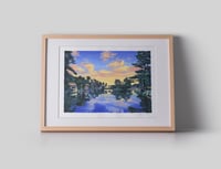 Image 3 of Kasumiga-ike (giclee print, A5)