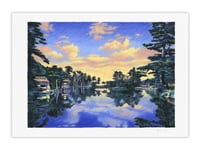 Image 1 of Kasumiga-ike (giclee print, A3)