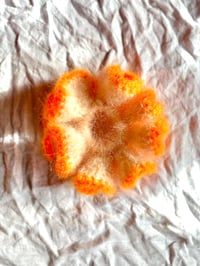 Scrunchie Peach & Orange