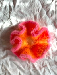 Scrunchie Orange & Pink