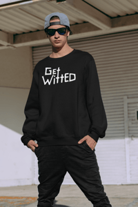 Image 4 of Get Witted Sweatshirt (Heat Transfer Vinyl)