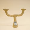 'Cloudy' candle holder 