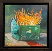 Painting - Dumpster Fire