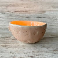 Image 4 of BREATHE Speckled Pink Ceramic Candle/Trinket Dish