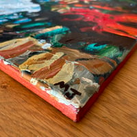 Image 3 of California (Coastal Red Rocks) w/Lyrics Painting