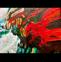 Image 4 of California (Coastal Red Rocks) w/Lyrics Painting