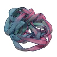 Image 6 of 1PC. HOT AIR BALLOONS 42" Hand Dyed Finished Edge Silk Wrist Wrap Bracelet/Jewelry/Craft Ribbons