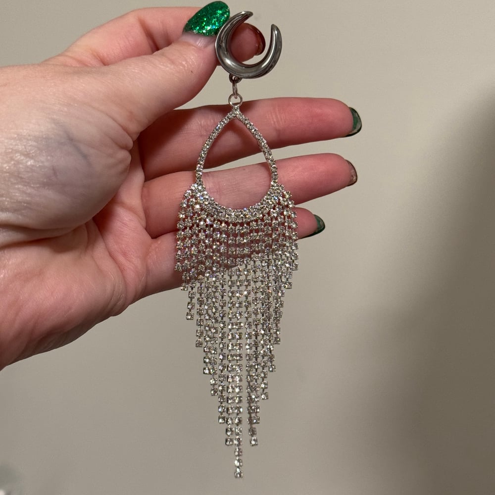 Image of Diamond Chandelier Dangles (sizes 2g-2")