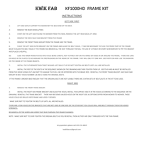 Image 2 of HEAVY DUTY Husqvarna Frame Kit