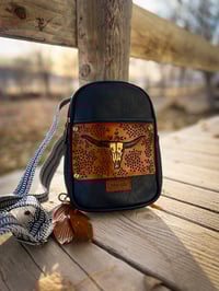 Image 3 of Navy Wrangler Steer Sling Mini Bag