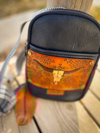 Image 2 of Navy Wrangler Steer Sling Mini Bag