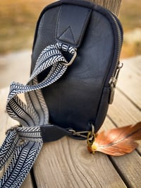 Image 4 of Navy Wrangler Steer Sling Mini Bag
