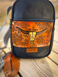 Image 5 of Navy Wrangler Steer Sling Mini Bag