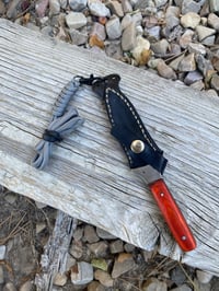 Image 1 of Damascus neck knife 