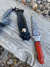 Image 2 of Damascus neck knife 