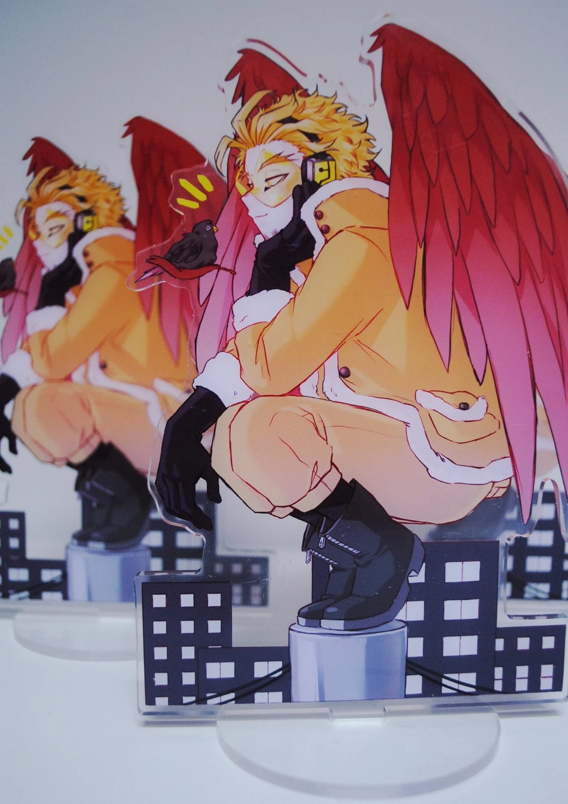 Image of Hawks with bird | Acrylic Standee