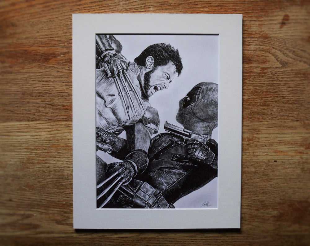 Deadpool & Wolverine - (Original Drawing) - SOLD!!