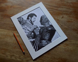 Deadpool & Wolverine - (Original Drawing) - SOLD!!