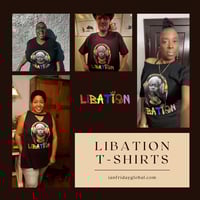 Image 2 of Black Libation T-Shirt