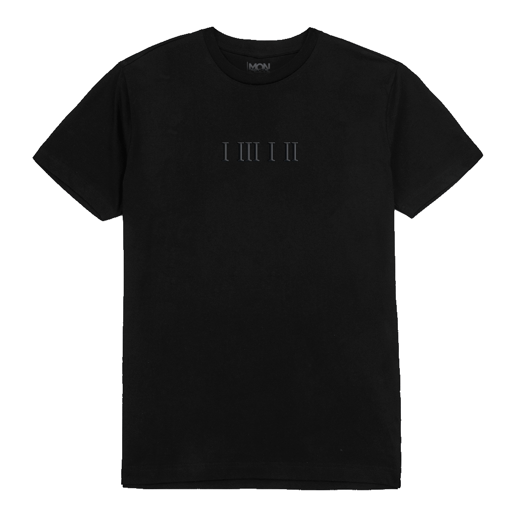 Image of I III I II BLACK TSHIRT