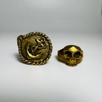 Image 1 of SIZE: 8.5 ANCORE - SKULL RING