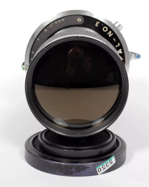 Image of Komura 500mm F7 tele lens in Copal #3 shutter #5350 covers 4X5