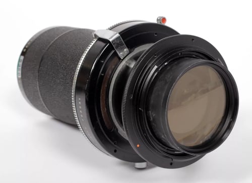 Image of Komura 500mm F7 tele lens in Copal #3 shutter #5350 covers 4X5