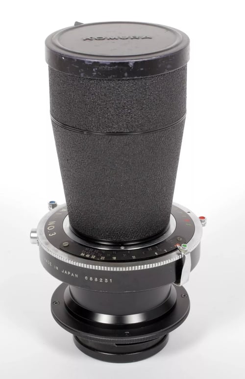 Image of Komura 500mm F7 tele lens in Copal #3 shutter #5350 covers 4X5