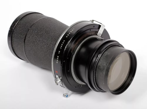 Image of Komura 500mm F7 tele lens in Copal #3 shutter #5350 covers 4X5