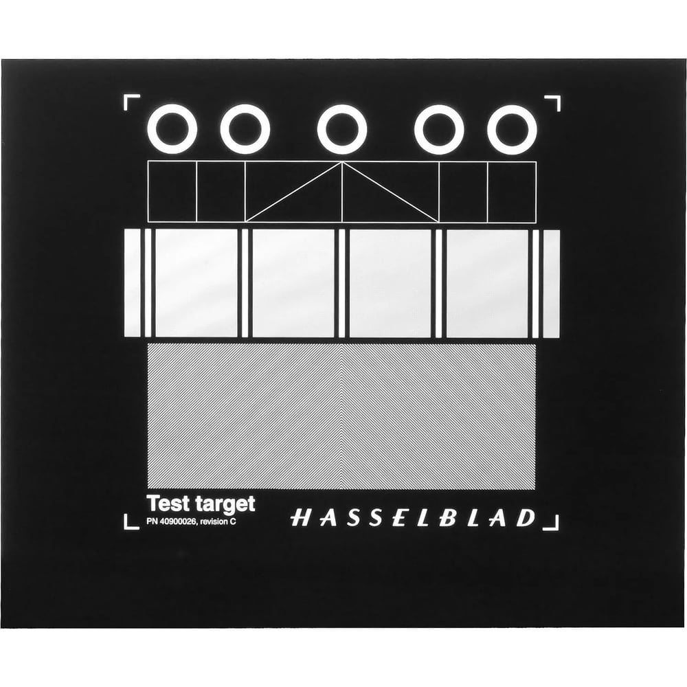 Image of Hasselblad Focus Calibration Target Sheet for Imacon Flextight (#5733)