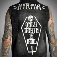 Image 2 of ONLY DEATH Sleeveless Denim Jacket