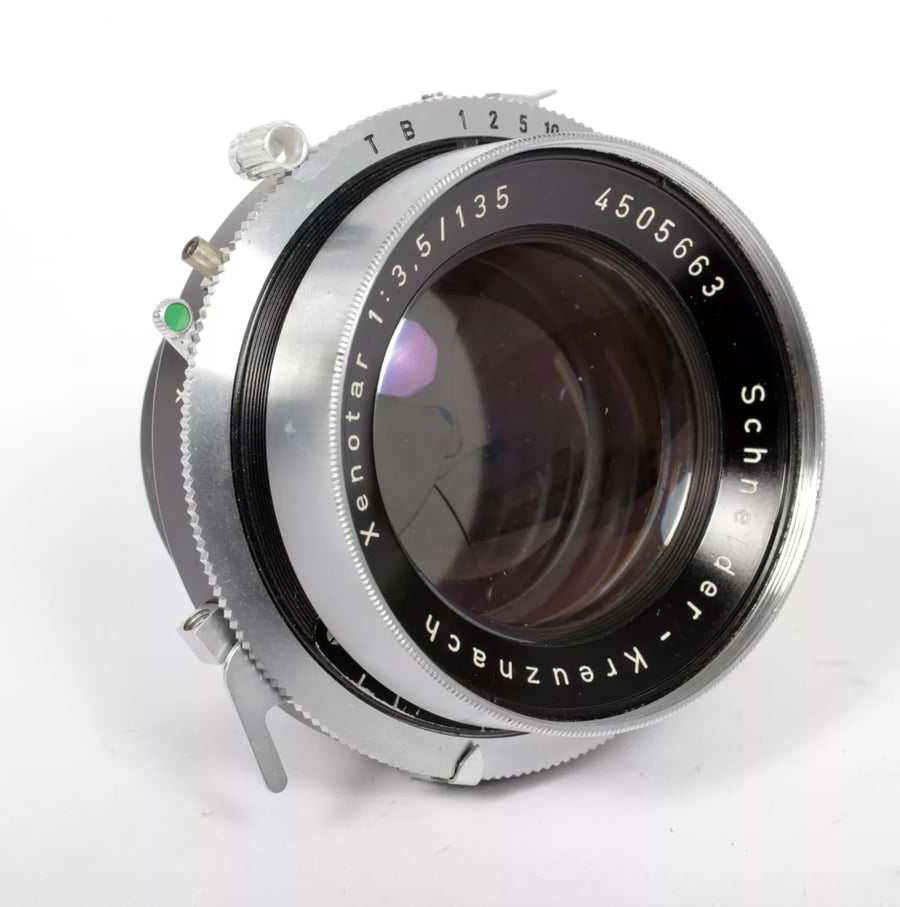 Image of Schneider Xenotar 135mm F3.5 lens in Compur #1 shutter COATED #5390