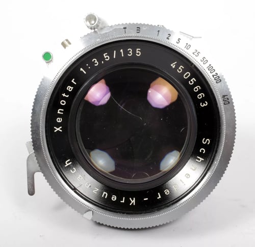 Image of Schneider Xenotar 135mm F3.5 lens in Compur #1 shutter COATED #5390