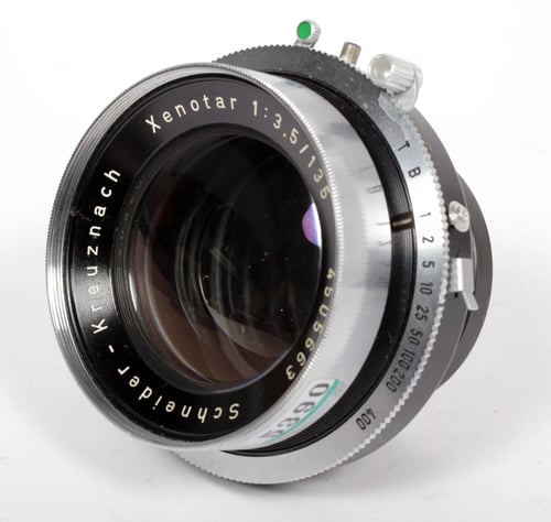 Image of Schneider Xenotar 135mm F3.5 lens in Compur #1 shutter COATED #5390