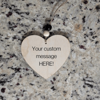 Image 3 of Funny Personalized Couple’s Wooden Christmas Ornament